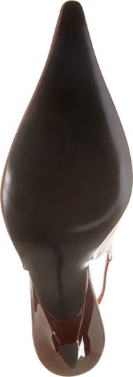 直営店☆Stella McCartney☆SALE! Elsa Pointed Toe ミュール Women Brown Elsa Pointed Toe Slingbacks | Stella McCartney ES