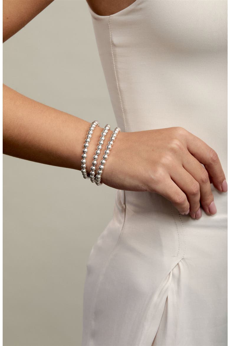 Cameron Beaded Bracelet, Alternate, color, STERLING SILVER