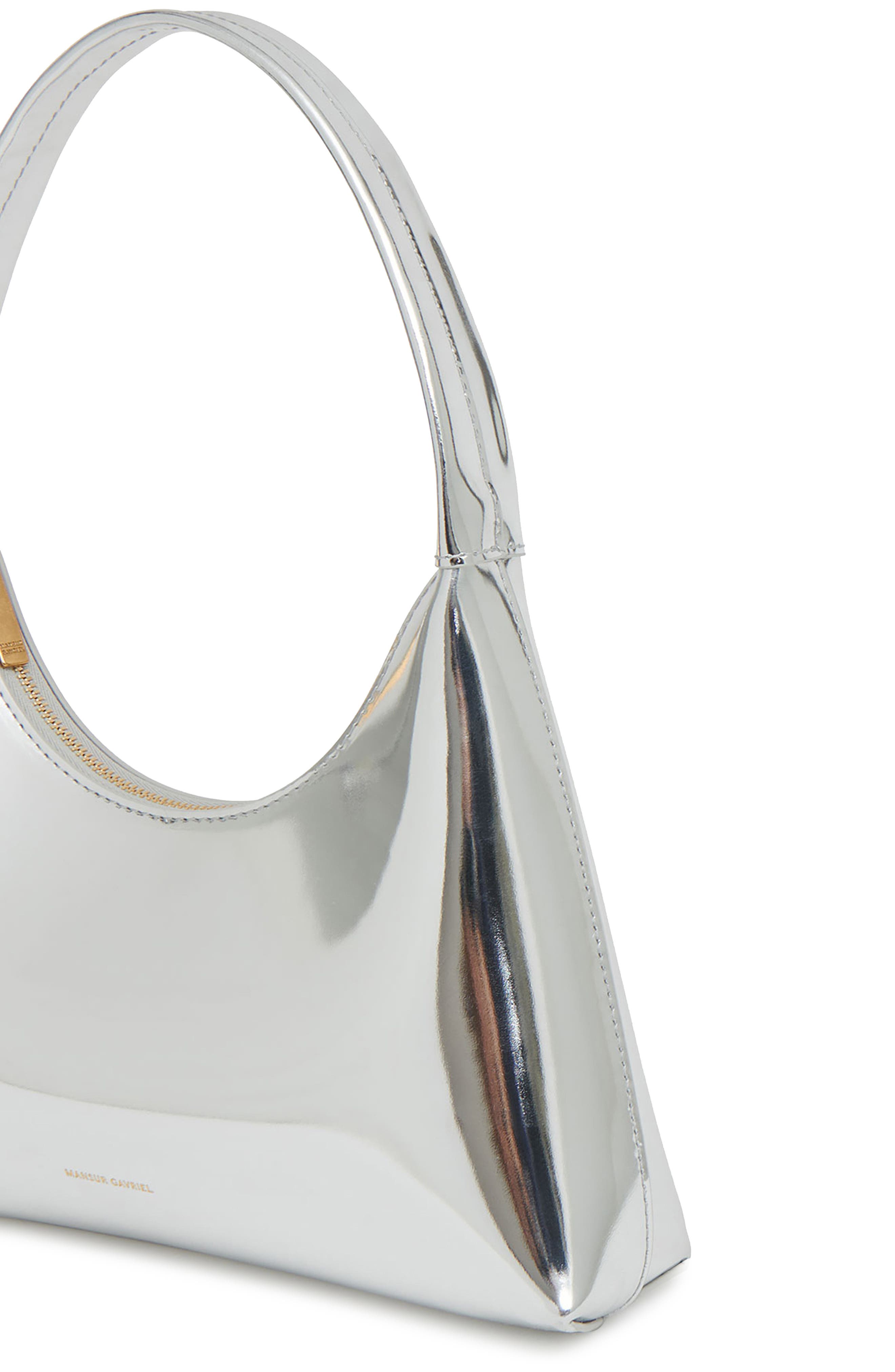 Mansur Gavriel Mini Candy Metallic Leather Bag, Alternate, color, 