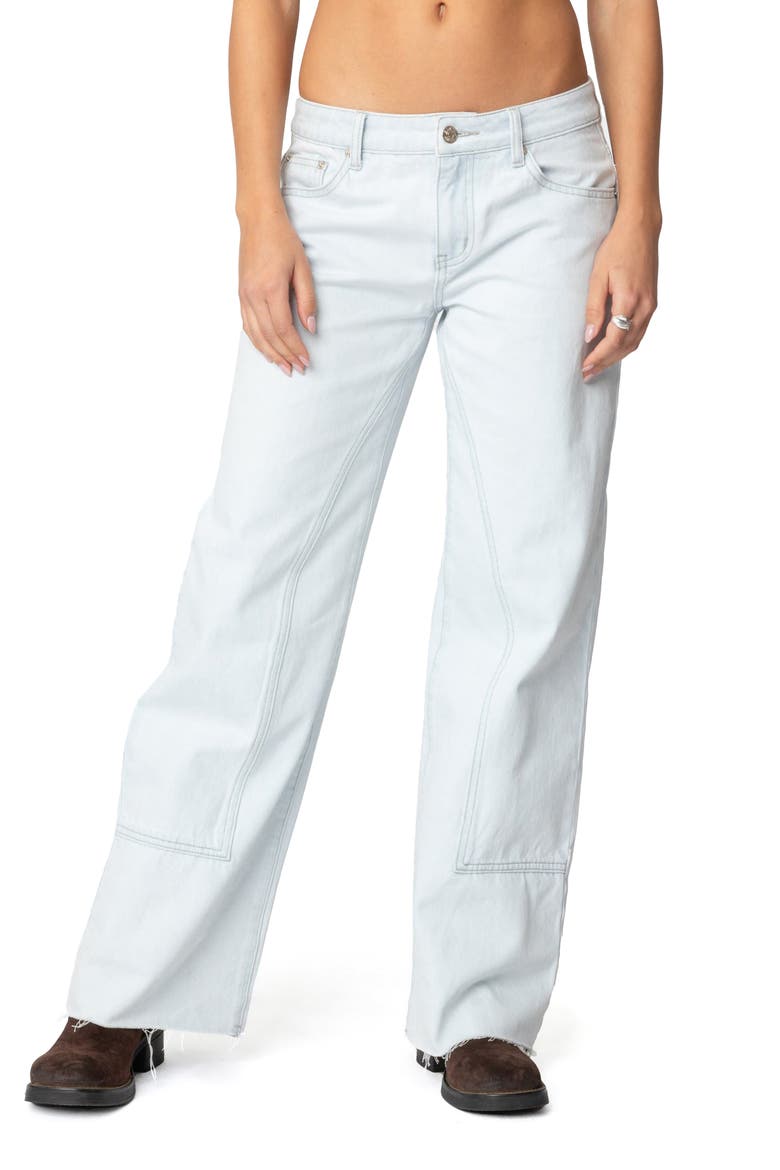 Savanna Low Rise Wide Leg Jeans, Main, color, LIGHT-BLUE