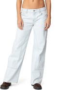 EDIKTED Savanna Low Rise Wide Leg Jeans