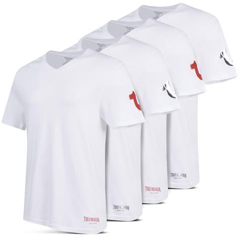 Mens Undershirts 4 Pack Lightweight Mens Undershirt, 100% Cotton Black