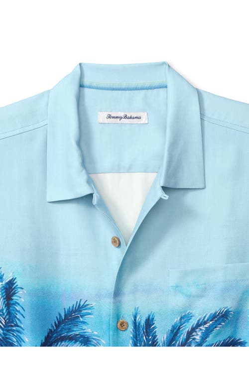 Tommy Bahama Hibiscus Hues Short Sleeve Silk Button-up Shirt