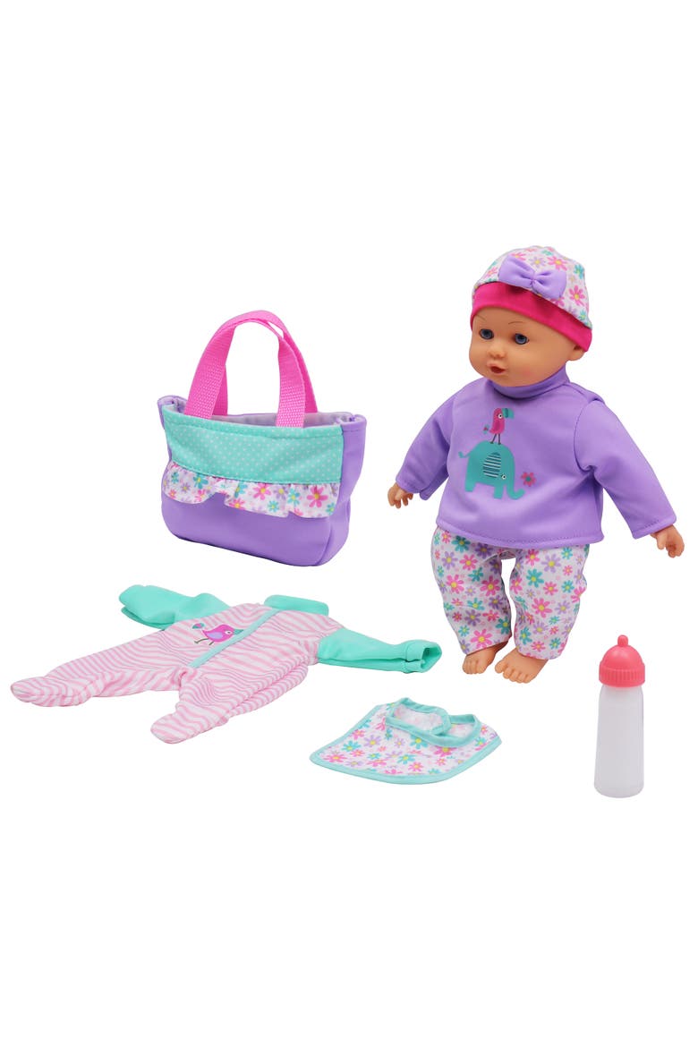 Baby Keepsake Gift Set W/ 14" Baby Doll & Accessories, Alternate, color, Multicolored