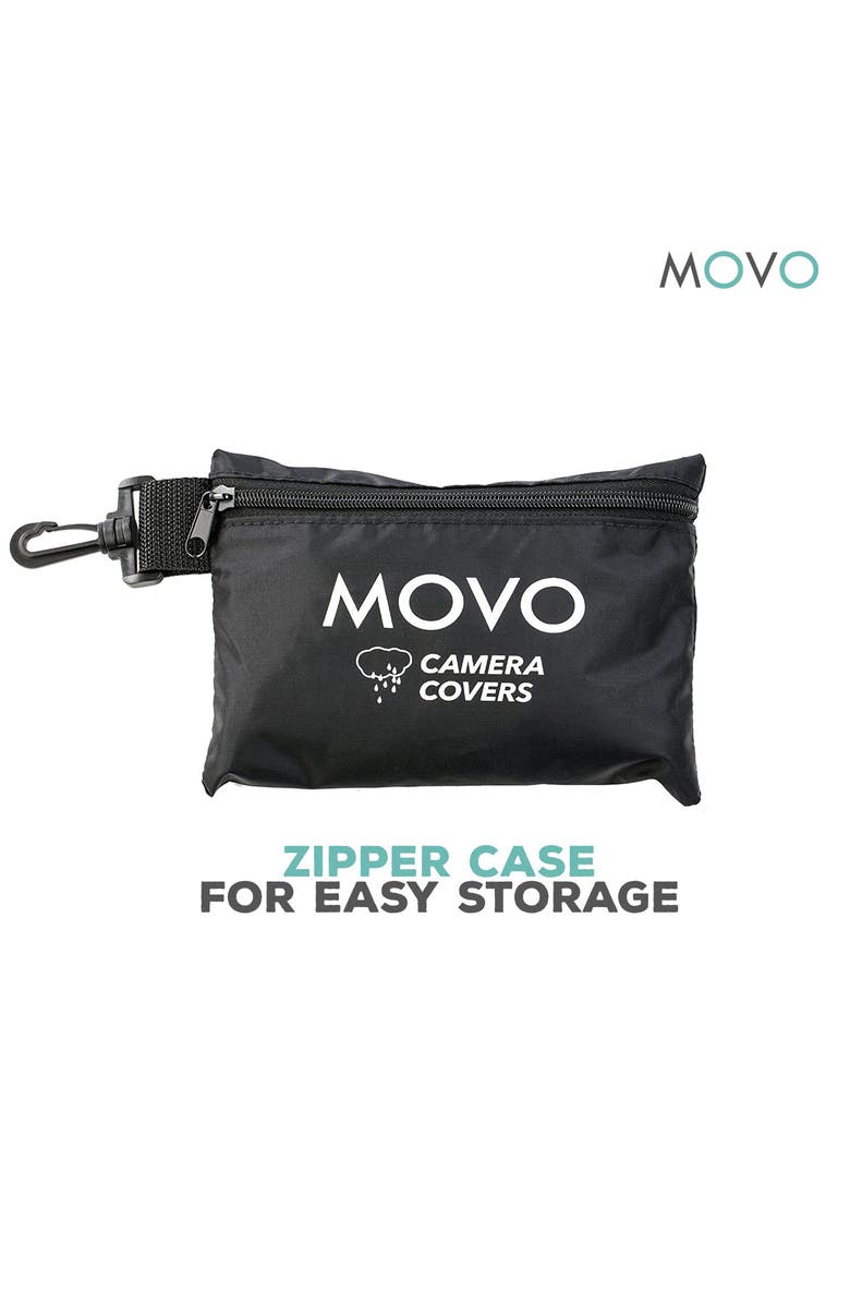 MOVO CRC17 Storm Raincover Protector for DSLR Cameras, Lenses, Photographic Equipment, Alternate, color, Black