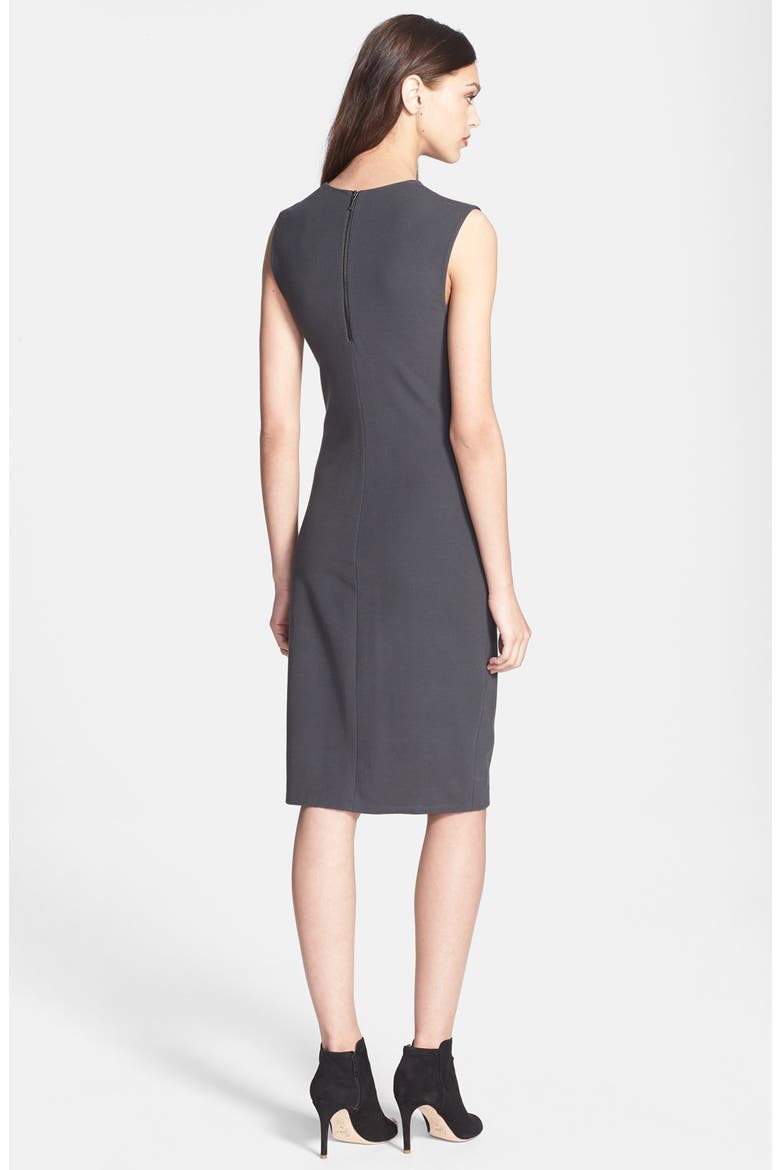 Ribbed Pencil Dress, Alternate, color, CHARCOAL