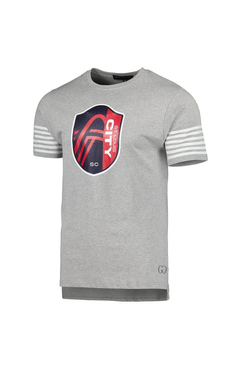 GRUNGY GENTLEMAN Men's Grungy Gentleman Heather Gray St. Louis City SC T-Shirt, Alternate, color, Heather Gray