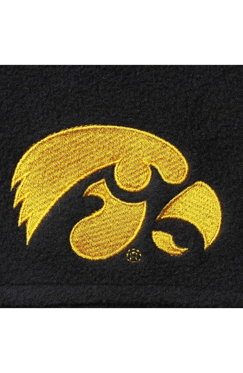 Columbia Men's Columbia Black Iowa Hawkeyes Big & Tall Flanker III Fleece Full-Zip Jacket, Alternate, color, 