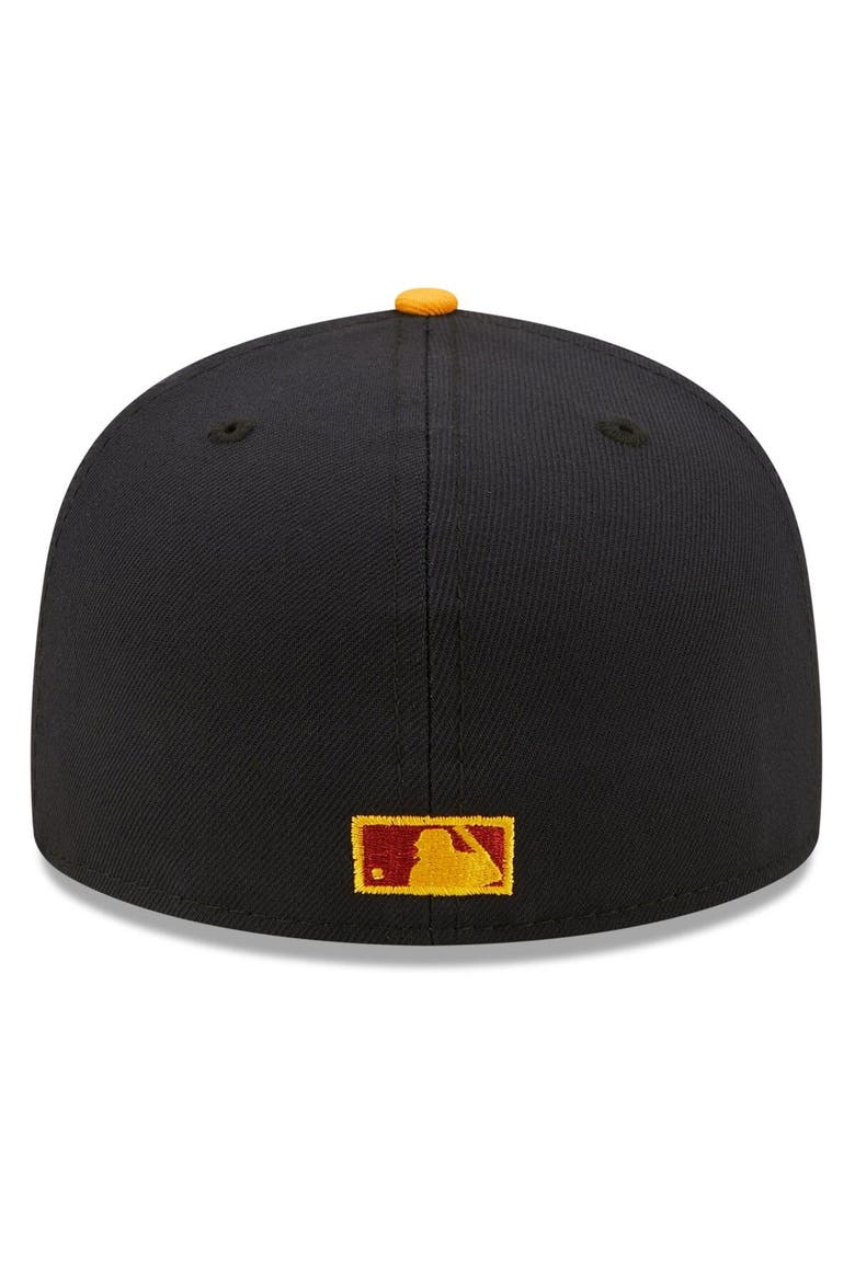 Men's New Era Navy/Gold Florida Marlins Primary Logo 59FIFTY Fitted Hat, Alternate, color, Navy