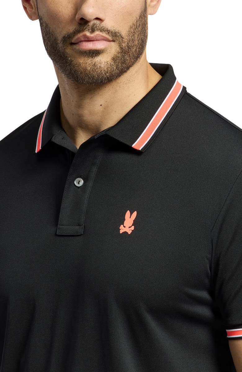 Psycho Bunny Forrest Slim Fit Sport Piqué Polo, Alternate, color, 