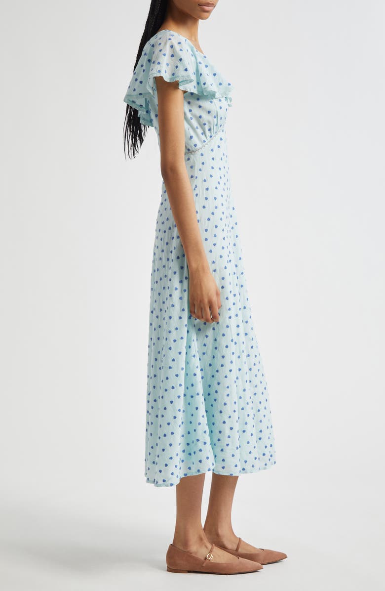 MILLE Eloise Ruffle Sleeve Dress, Alternate, color, 