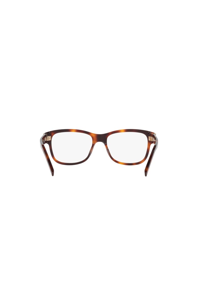 Saint Laurent 53mm Oval optical glasses, Alternate, color, Tortoise