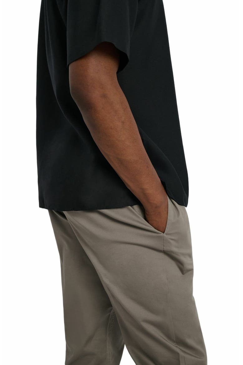 Garment Dye Cotton Drawstring Pant, Alternate, color, CINDER