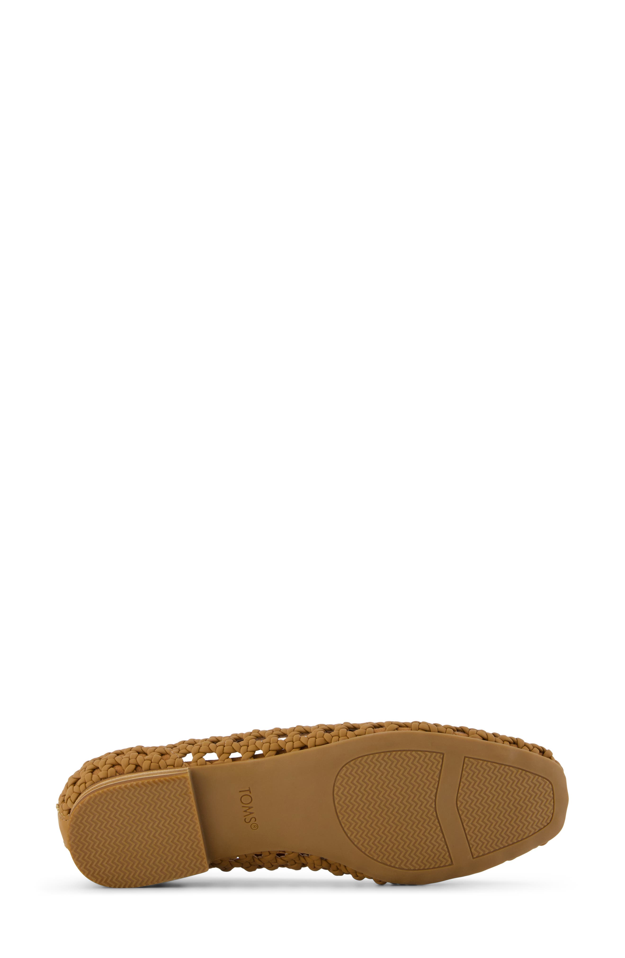 TOMS Briella Flat, Alternate, color, Brown