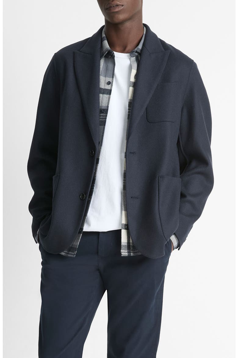 Splittable Wool Blend Sport Coat, Main, color, COASTAL