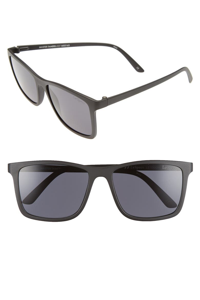 'Master Tamers' 56mm Sunglasses, Main, color, MATTE BLACK