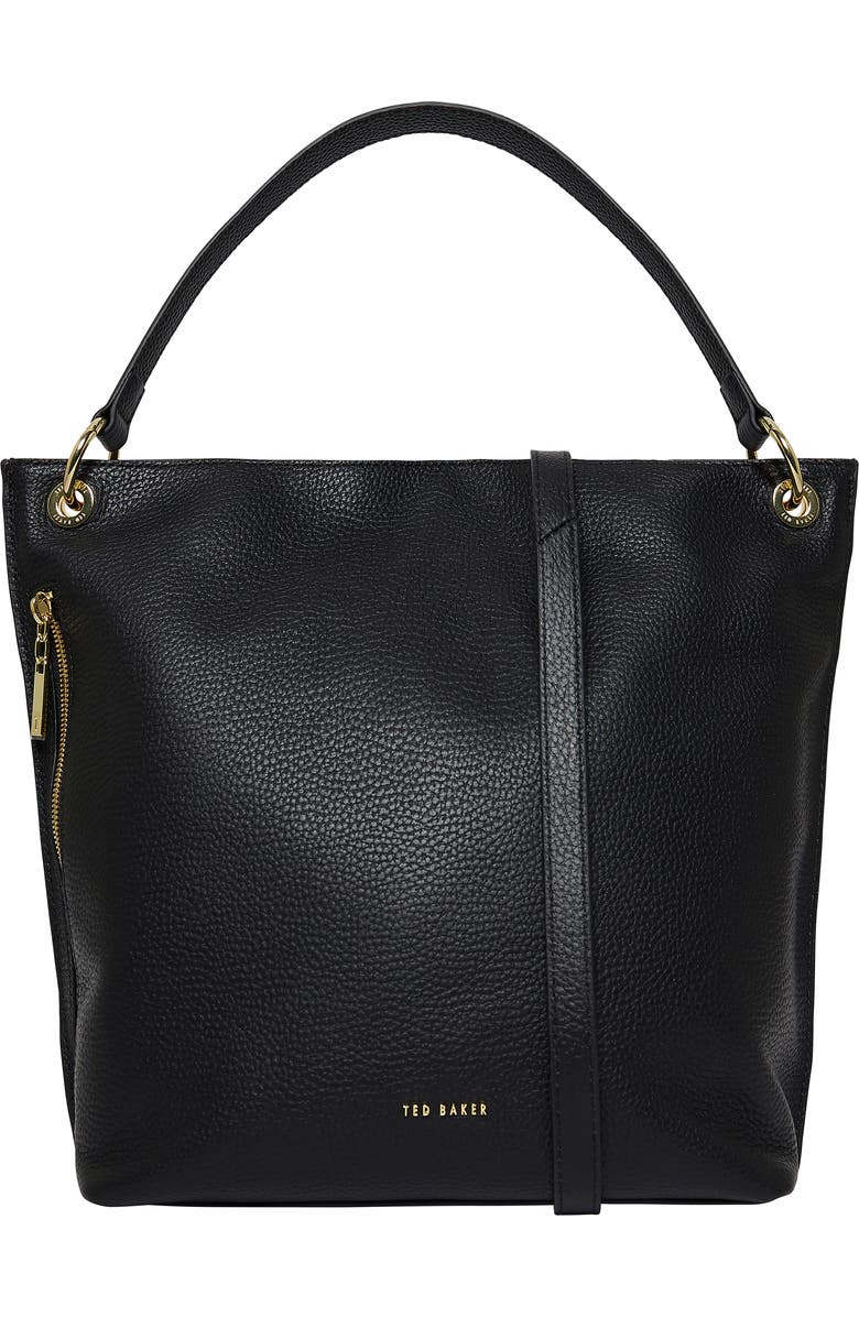 Ted Baker London Chhloee Leather Hobo Bag, Main, color,