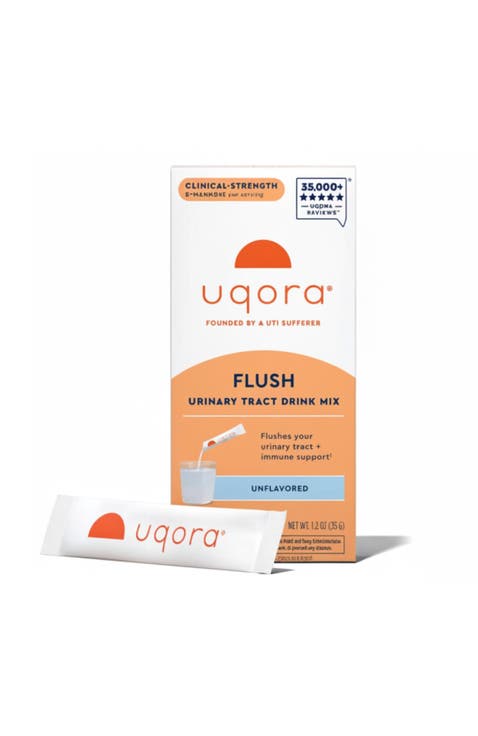 Flush - Urinary Tract with D Mannose, Vitamin C, Vitamin B6, Potassium, Magnesium & Calcium Gluten Free & Vegan Unflavored