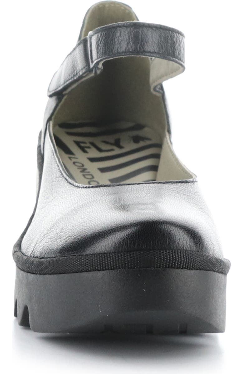 Fly London Bawo Platform Wedge Pump, Alternate, color, 001 Black Mousse