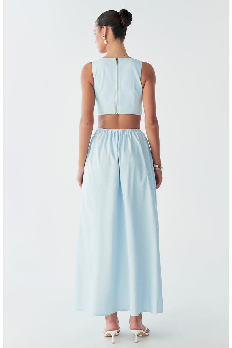 Maria Maxi Dress, Alternate, color, Pale Blue