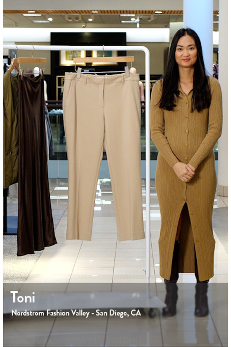 Manhattan Stretch Wool Cigarette Pants video