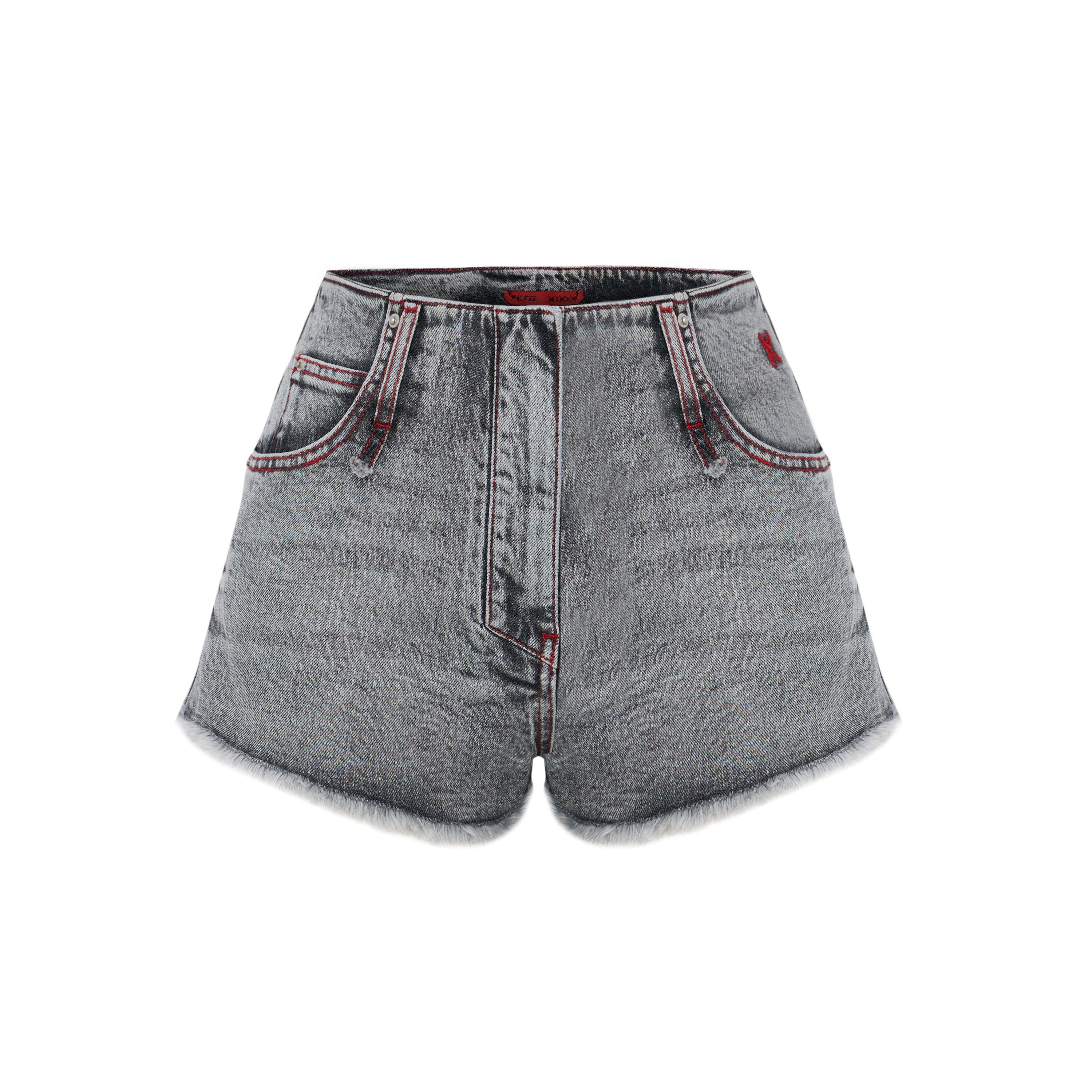 Cotton Faded Super Mini Short