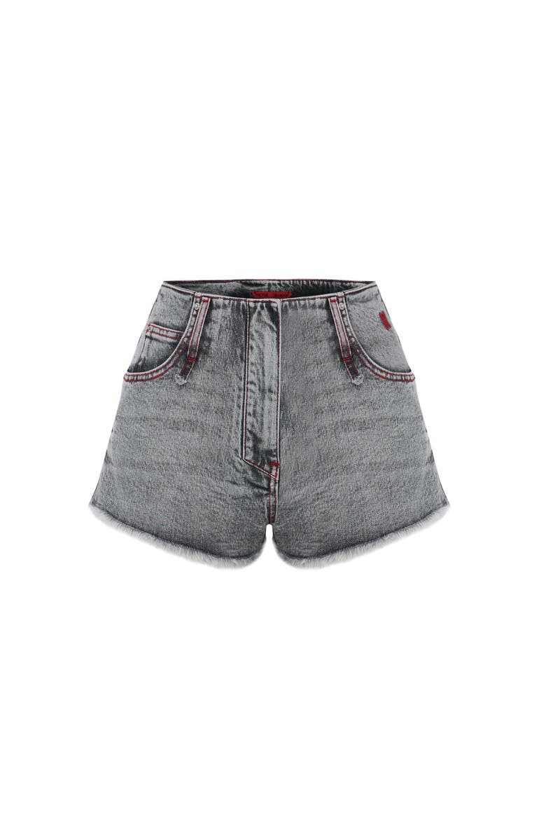 PCFG Cotton Faded Super Mini Short, Main, color, Grey