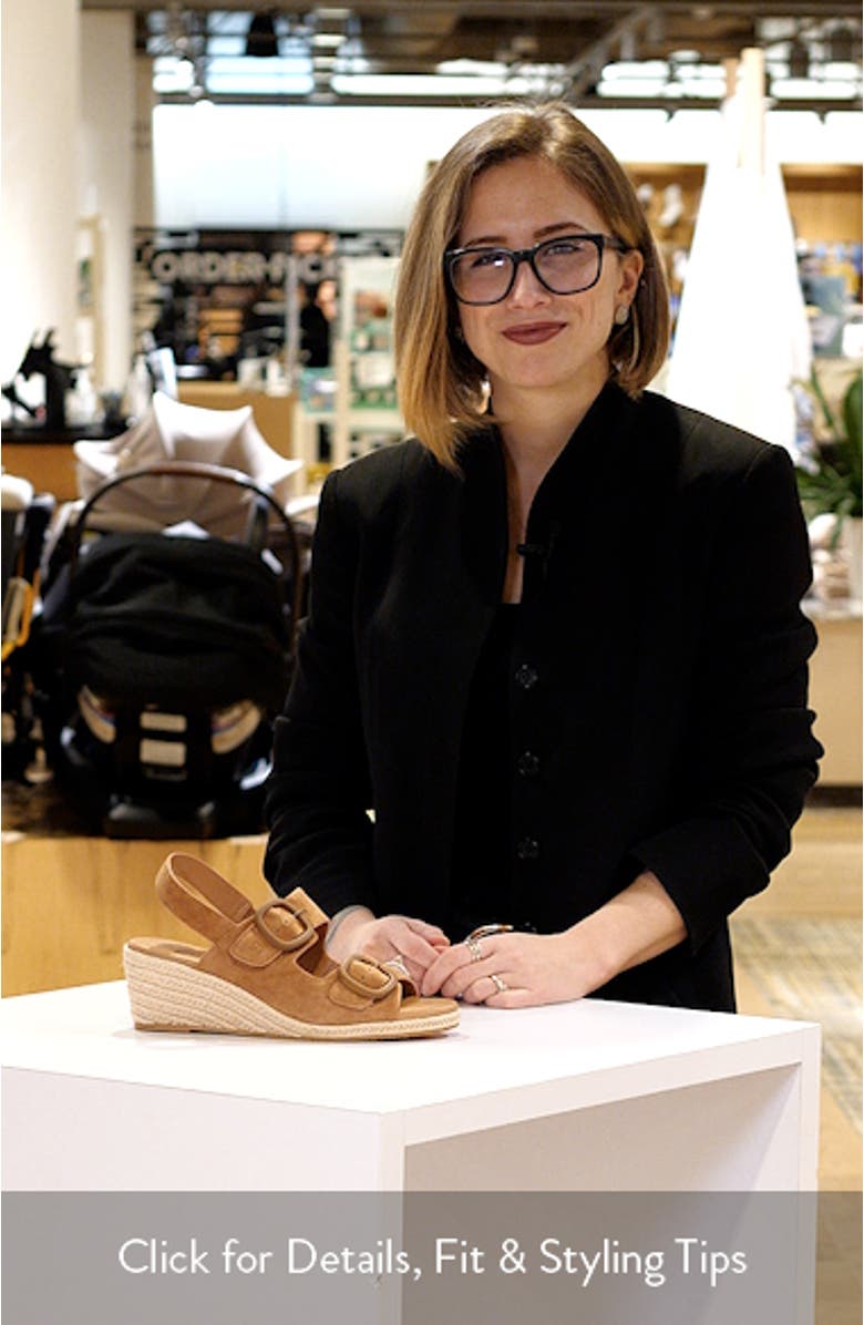 Vadylin Platform Wedge Slide Sandal, sales video thumbnail