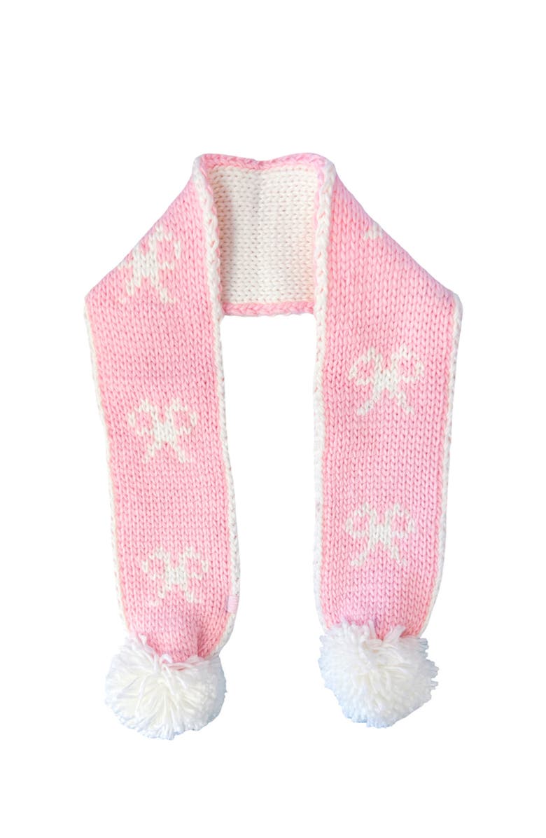Bits & Bows Bows Knit Hat/Scarf/Mittens Accessories Bundle, Alternate, color, Pink