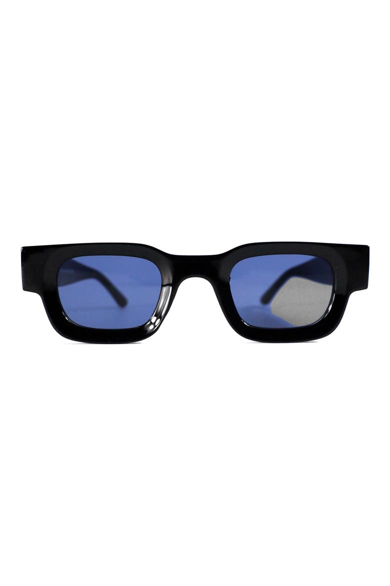 Frame 9 63mm Square Sunglasses, Main, color, BLACK
