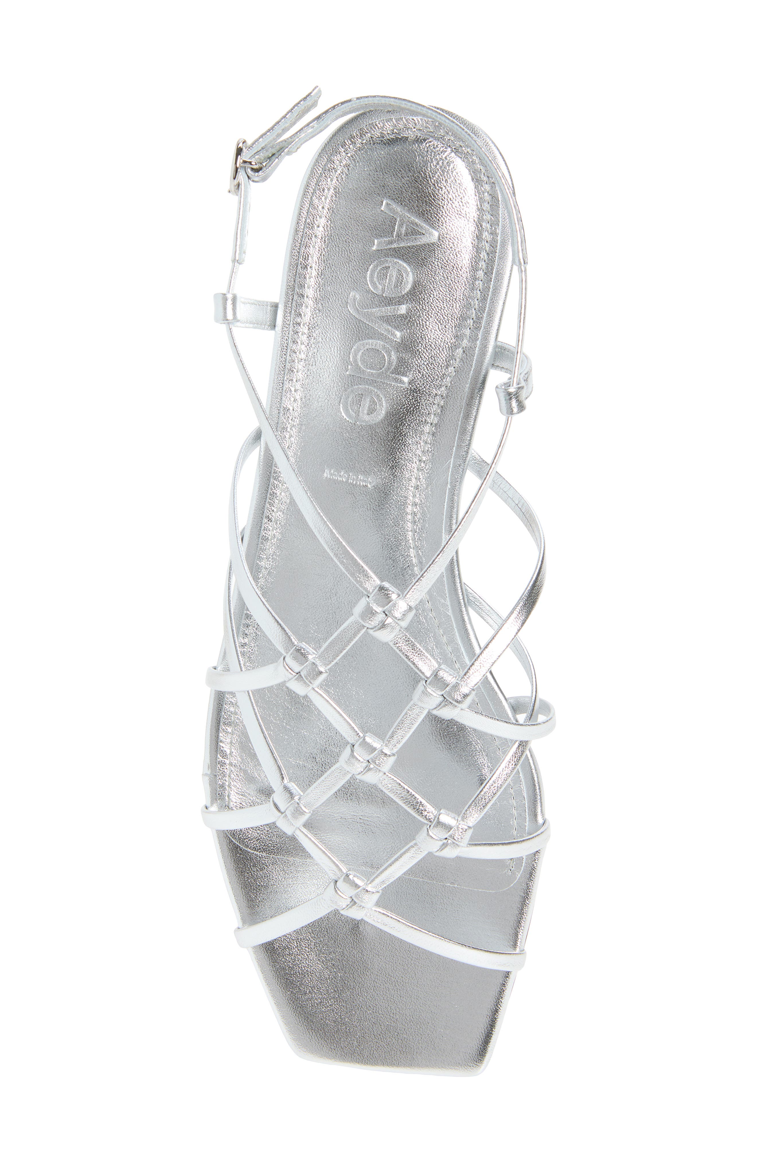 Anisa Sandal, Alternate, color, SILVER