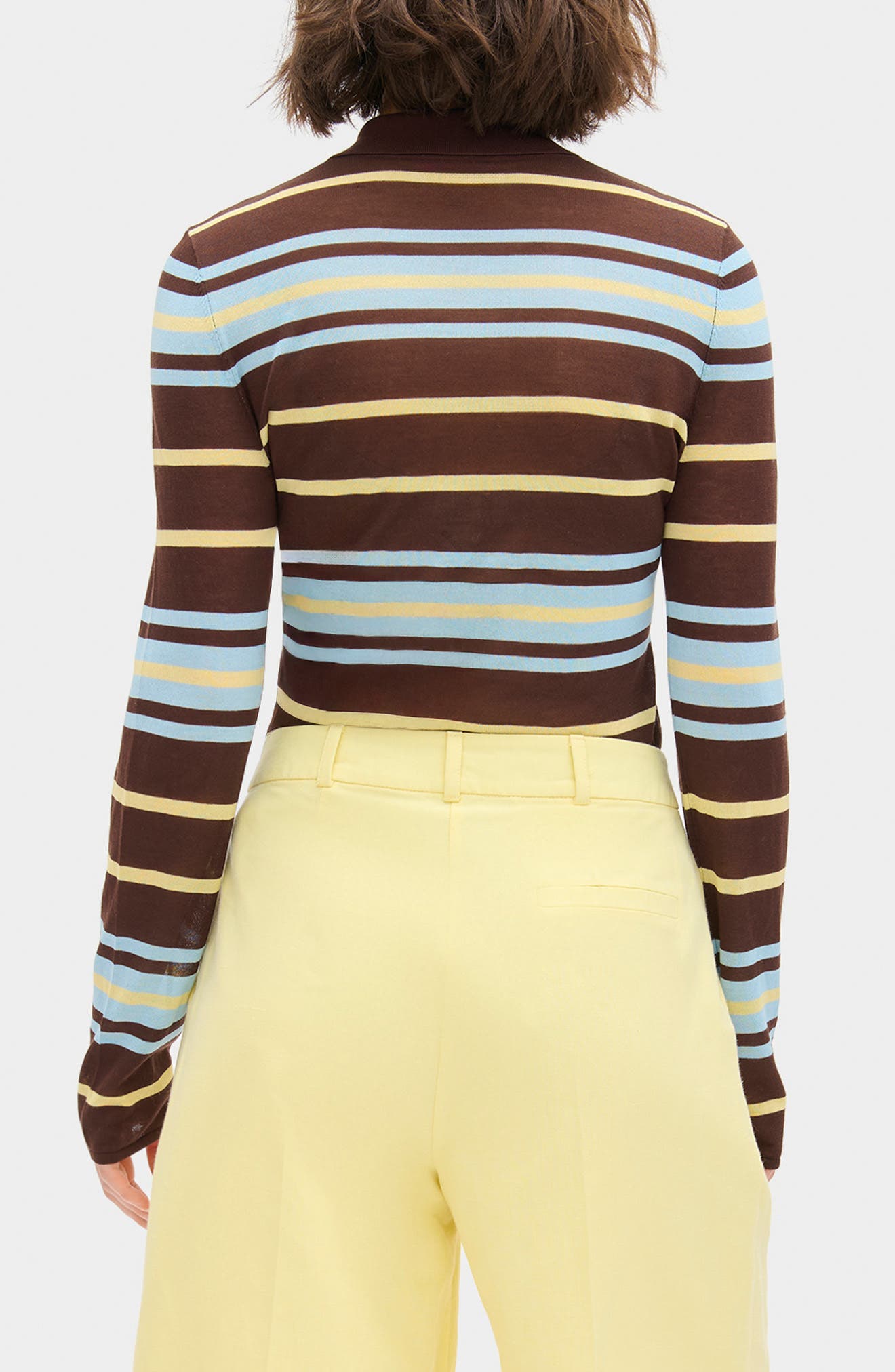 Sue Ellen Stripe Button-Up Top - image 2