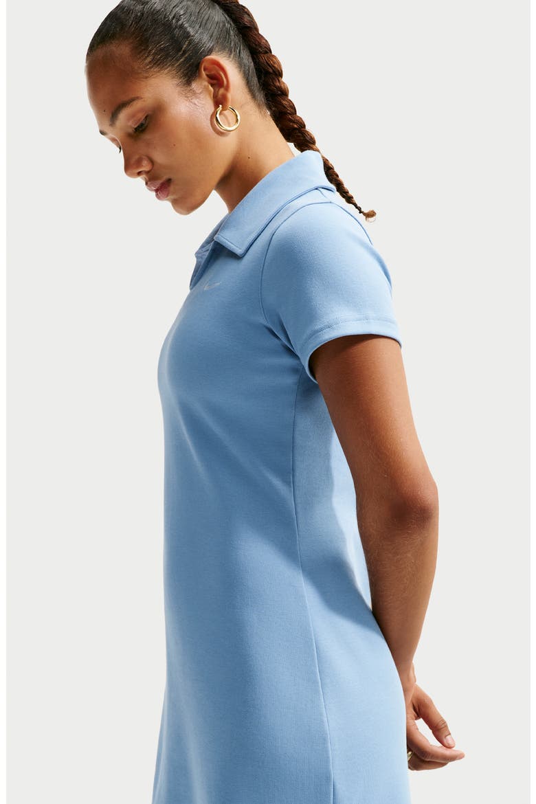 Polo Dress, Alternate, color, WORK BLUE/ WHITE