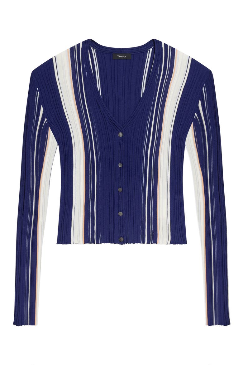Berk Rib Cardigan, Alternate, color, NAVY MULTI
