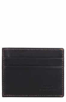 Leather Front Pocket Money Clip Wallet