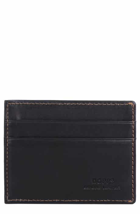 Leather Front Pocket Money Clip Wallet