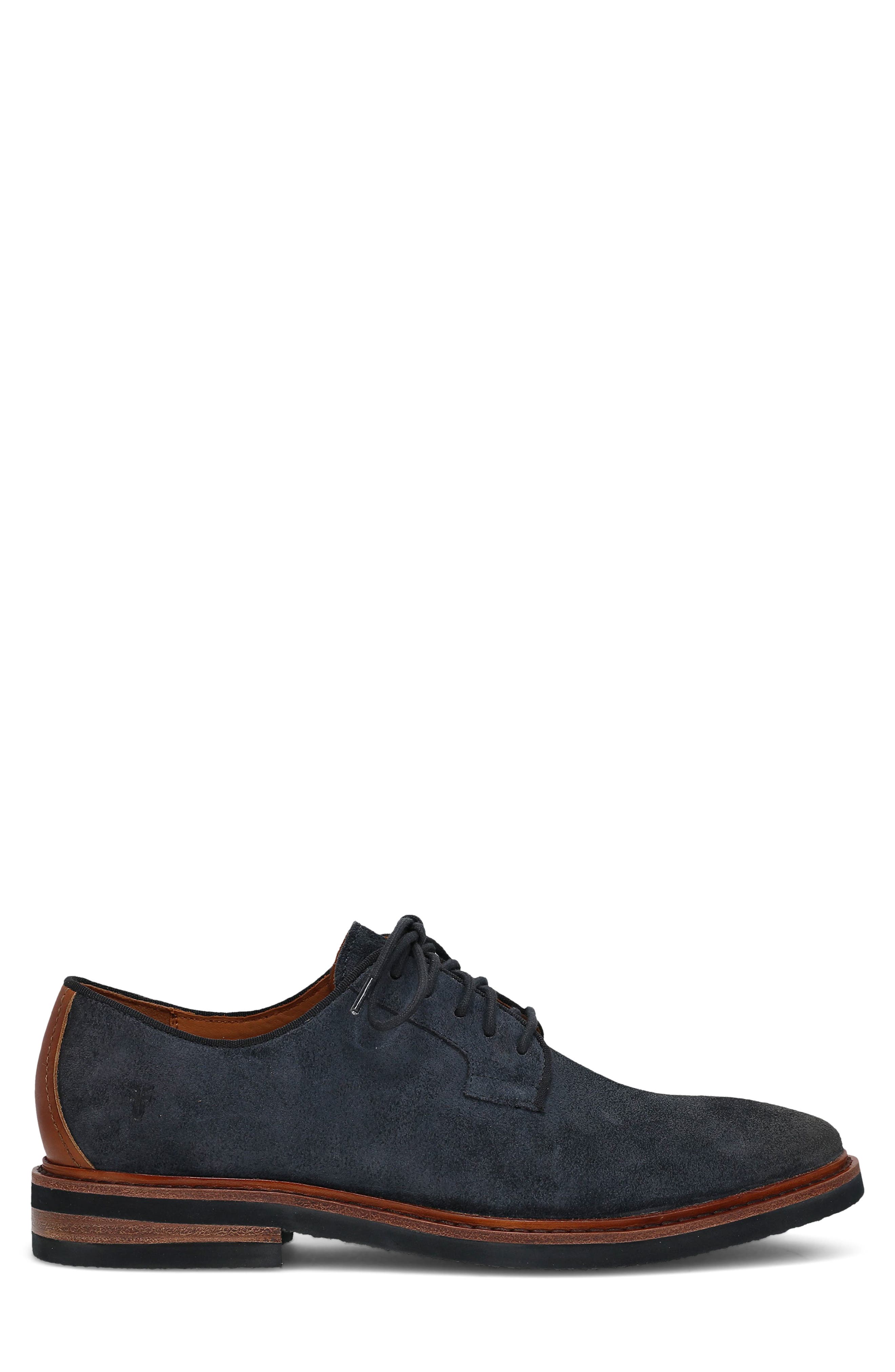 Frye Paul Leather Derby, Alternate, color, Midnight Blue