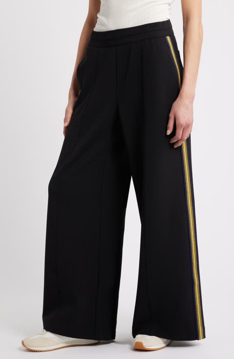 Skyrise Pintuck Palazzo Pants