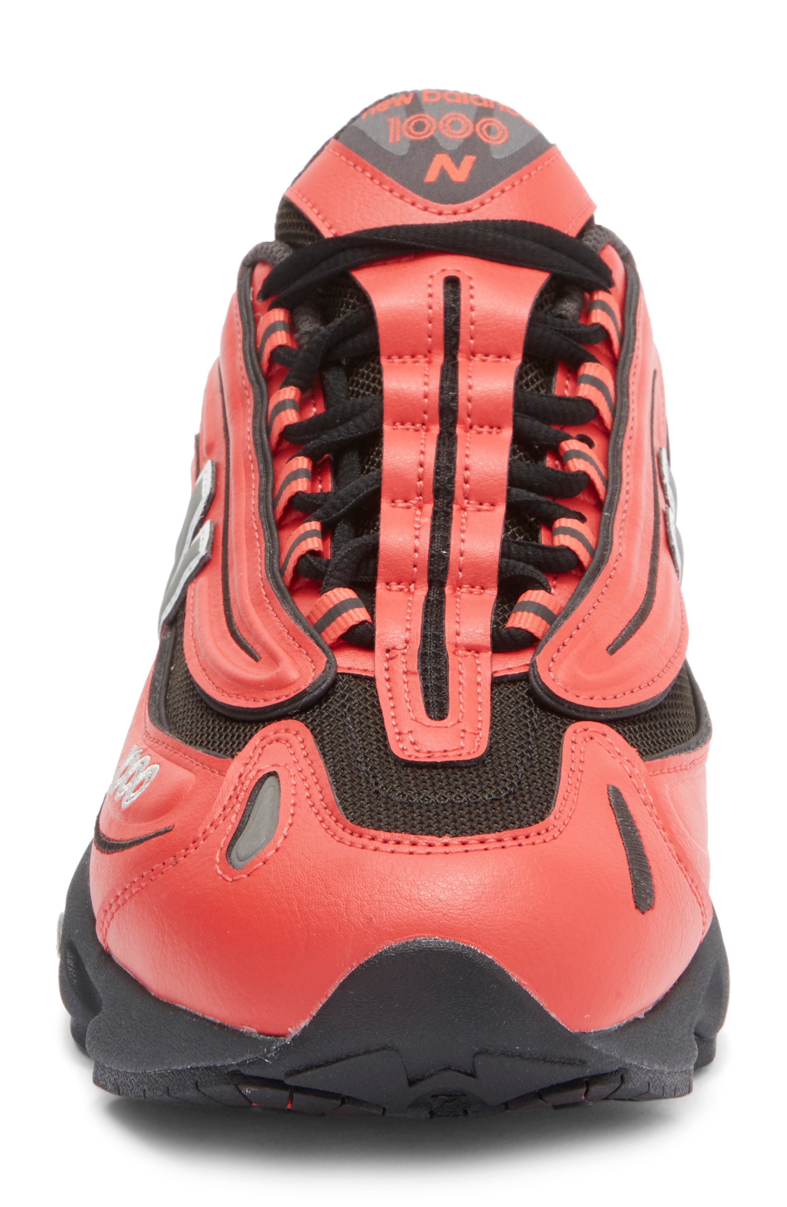 New Balance 1000 Sneaker, Alternate, color, Blast Red/ Metallic Silver