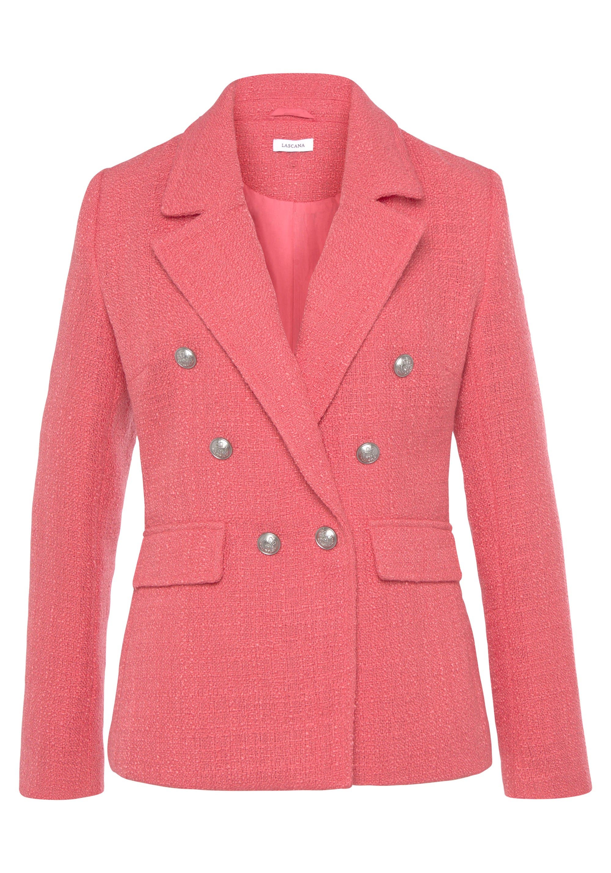 LASCANA Double Breasted Boucle Blazer — фото 4