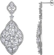 FZN Cubic Zirconia Drop Earrings