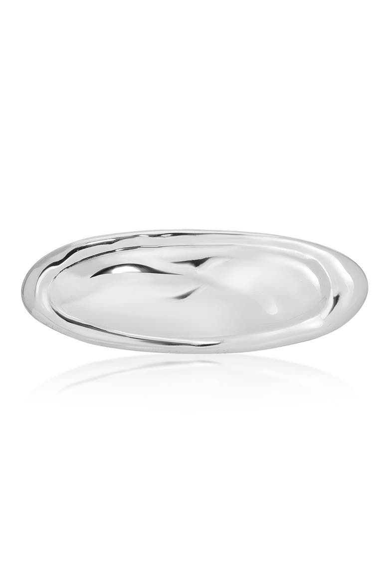 Luxe Hair Barette, Main, color, SILVER