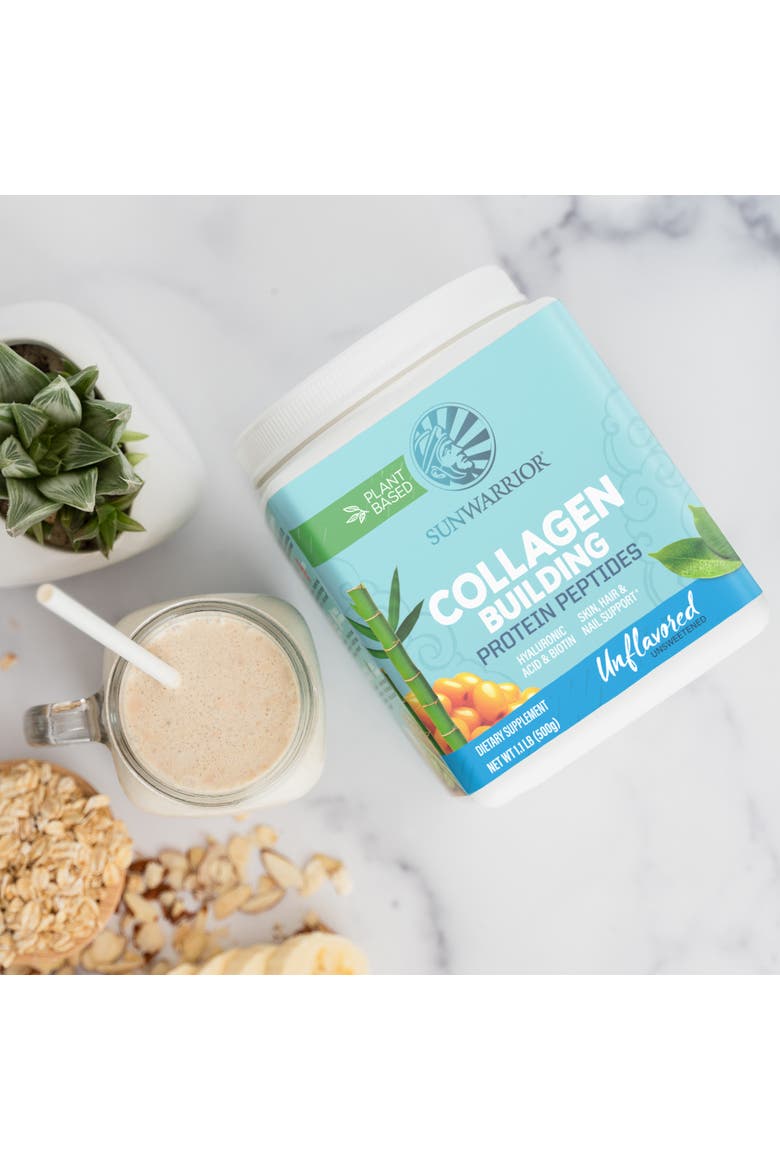 Collagen Building Protein Peptides Powder, Unflavored, 500gm, Alternate, color, No Color
