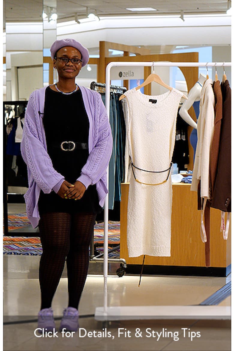Bouclé Knit Sheath Dress video