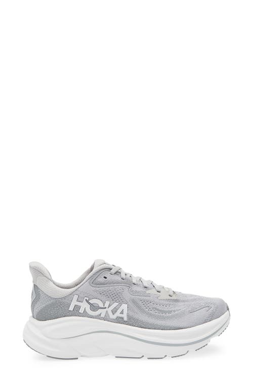 Hoka Clifton 10 Running Shoe In Gray