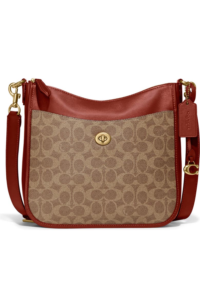 COACH Chaise Signature Coated Canvas Crossbody Bag, Main, color,