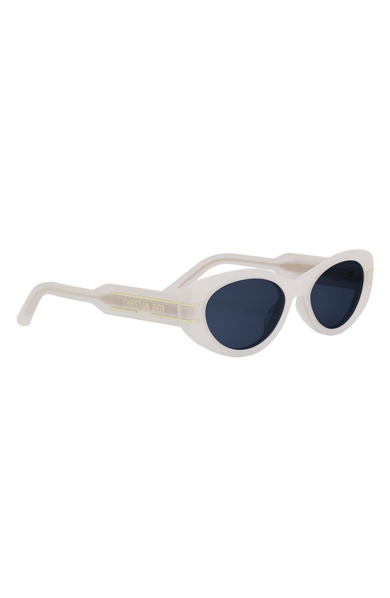 DIOR 'DiorSignature B8U Butterfly Sunglasses, Alternate, color, Ivry/Blu