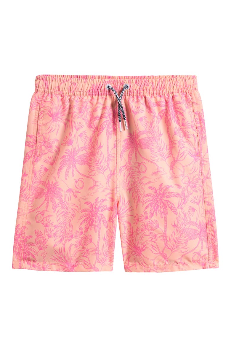 Kids' Peach Please Swim Trunks, Main, color, PEACH