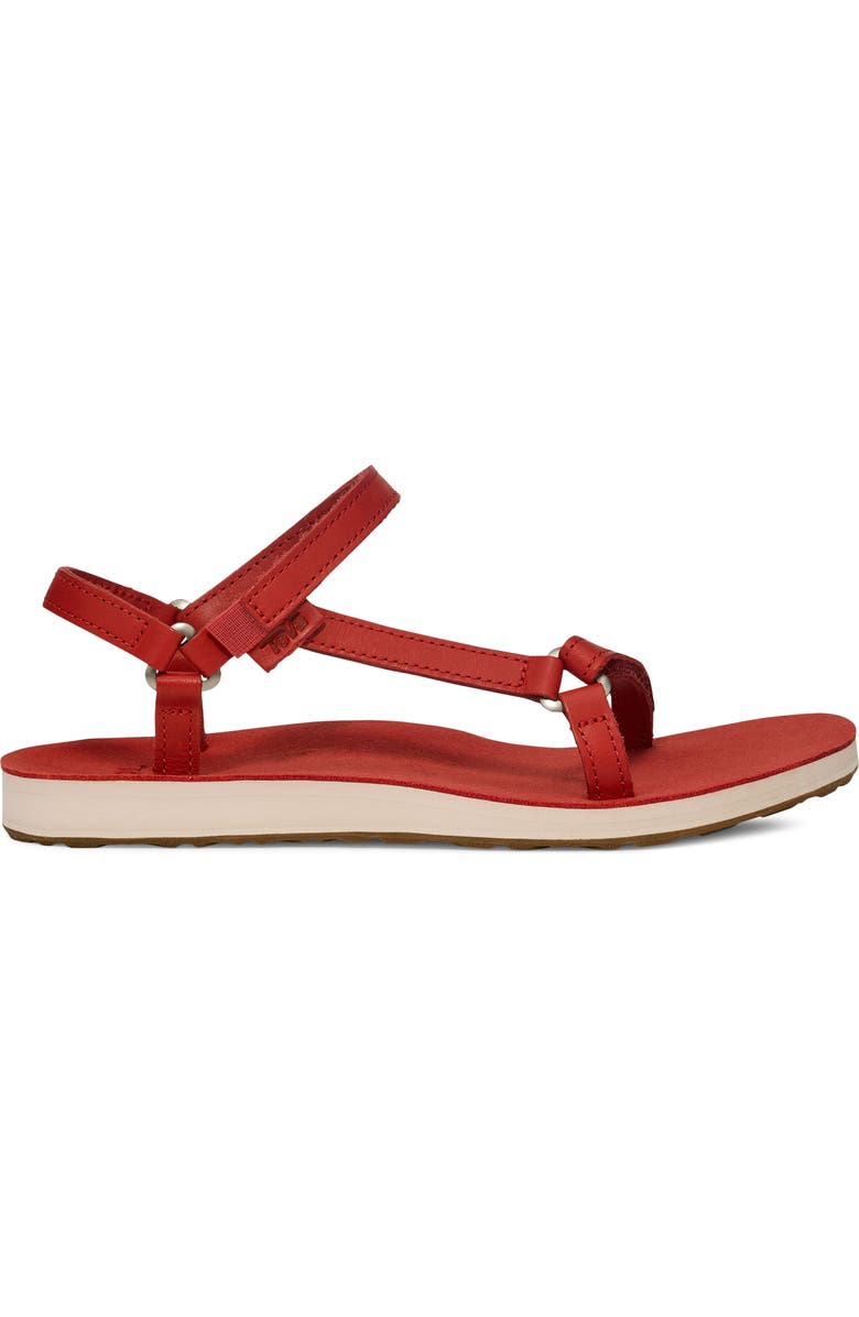 Teva Original Universal Slim Leather Sandal, Alternate, color, Bossa Nova