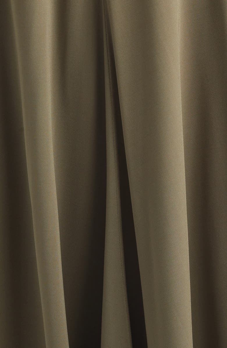 Bottega Veneta Long Sleeve Crepe Jersey Maxi Dress, Alternate, color, Camo